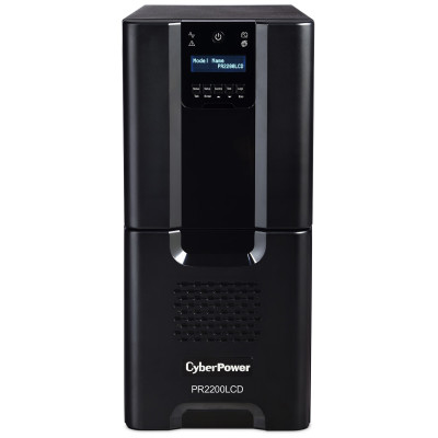 CyberPower PR2200LCD Full-size Tower UPS, UL Rated, Multi-function LCD panel, 8 NEMA 5-15R, 2 NEMA 5-20R CyberPower PR2200LCD Full-size Tower UPS, UL Rated, Multi-function LCD panel, 8 NEMA 5-15R, 2 NEMA 5-20R
